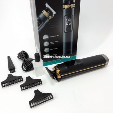 Профессиональная машинка для бритья головы VGR V-985, Универсальный аккумуляторный триммер EF-832 для бороды