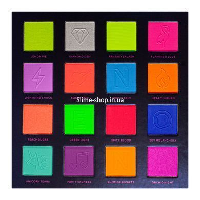 Тени для век на 16 цветов Parisa Cosmetics Mystery E-716 № 4 Neon
