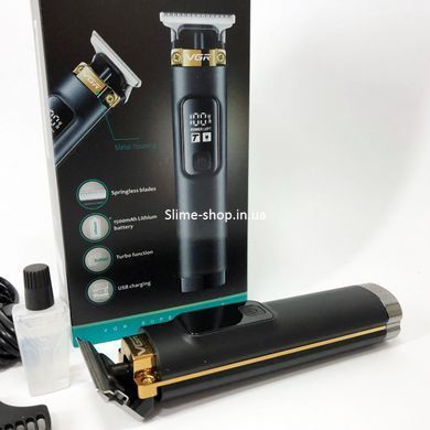 Профессиональная машинка для бритья головы VGR V-985, Универсальный аккумуляторный триммер EF-832 для бороды
