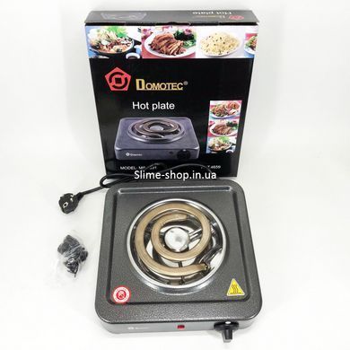 Плита кухонная переносная Domotec MS-5531 1000 Вт, Электрическая PQ-631 плитка одноконфорочная
