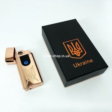 Запальничка подарункова вічна HL-431, Запальничка USB з індикатором заряду, Запальничка в UL-837 подарунковому футлярі