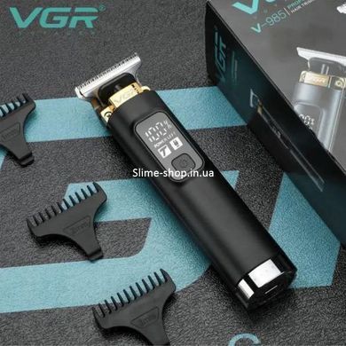 Профессиональная машинка для бритья головы VGR V-985, Универсальный аккумуляторный триммер EF-832 для бороды