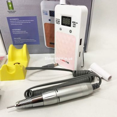 Потужний манікюрний фрезер Nail Drill YT-928 білий, Хороший фрезер для манікюру, ZW-650 Фірмовий фрезер