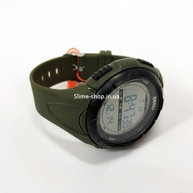 Армейские часы топ Skmei 1025AG Army Green, Мужские часы с официальной гарантией, Лучшие AB-278 военные часы