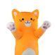 Мягкая игрушка KidsQo валик кот Эклер рыжий 60см (KD731)