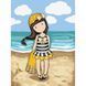Картина по номерам "Beach Belle Santoro Gorjuss Collection" 30х40 см