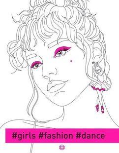 Фешн-розмальовка #girls#fashion#party (англійською)