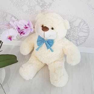 М'яка іграшка Zolushka Ведмідь Бо 95 см молочний (ZL5753)
