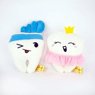 М'яка іграшка Kidsqo Зубчики парочка 18 см (KD651)