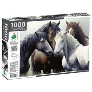 Пазли "Прекрасні коні", 1000 елементів, 66 х 48 см