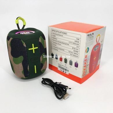 Музыкальная колонка с блютузом и флешкой TG658, Блютуз колонка с ремешком, Колонка MD-526 для вечеринки