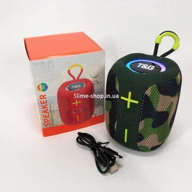 Музыкальная колонка с блютузом и флешкой TG658, Блютуз колонка с ремешком, Колонка MD-526 для вечеринки