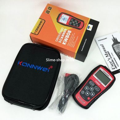 Сканер для считывания авто Konnwei KW808 OBD II/EOBD, Автосканер для LZ-565 самостоятельной диагностики