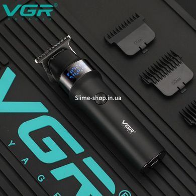 Електробритва для стрижки голови VGR V-987, Машинка окантувальна, Тример для бороди YL-139 від батарейок