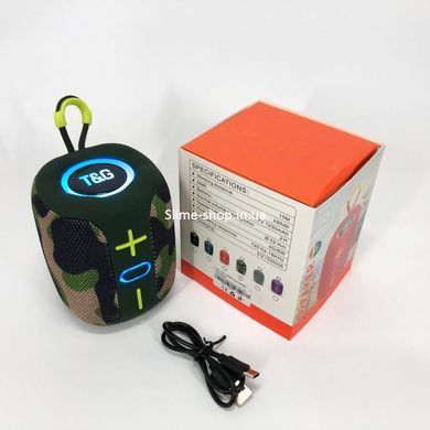 Музыкальная колонка с блютузом и флешкой TG658, Блютуз колонка с ремешком, Колонка MD-526 для вечеринки