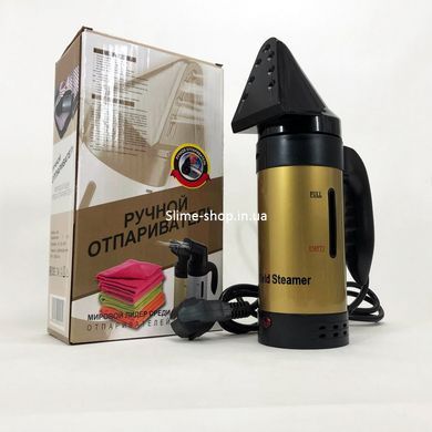 Отпариватель Hand Held Steamer UKC A6 Gold ручной многофункциональный 650 Вт 7 функций. RX-976 Цвет: золотой