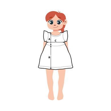 Сукня дитяча Ананасик з коротким рукавом