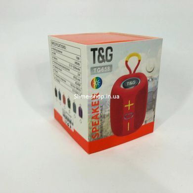 Музыкальная колонка с блютузом и флешкой TG658, Блютуз колонка с ремешком, Колонка MD-526 для вечеринки