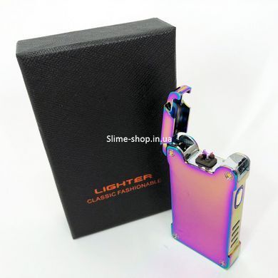 Зажигалка с зарядкой аккумуляторная LIGHTER HL-437, Зажигалка подарочная вечная, OU-484 Необычная зажигалка