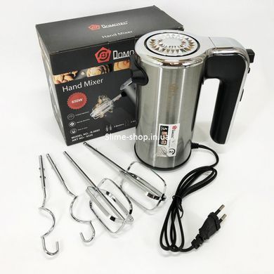 Міксер кухонний DOMOTEC R 6693 ручний універсальний 5 HJ-426 швидкостей 650W