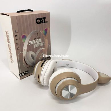 Беспроводные наушники cat ear ST37M, Наушники для детей беспроводные, Наушники для детей YP-790 с ушками