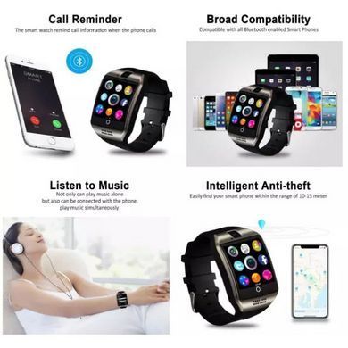Смарт-годинник Smart Watch Q18. NB-666 Колір: чорний