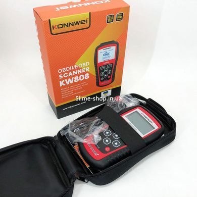 Сканер для считывания авто Konnwei KW808 OBD II/EOBD, Автосканер для LZ-565 самостоятельной диагностики