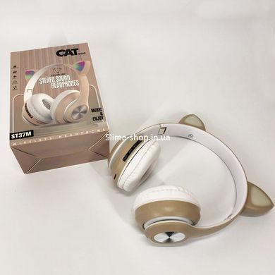 Беспроводные наушники cat ear ST37M, Наушники для детей беспроводные, Наушники для детей YP-790 с ушками