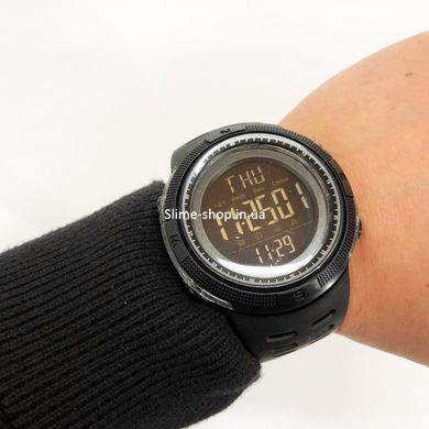 Чоловічий тактичний годинник SKMEI 2070BK BLACK, Годинник для військових операцій, Військовий RS-750 годинник спецслужб