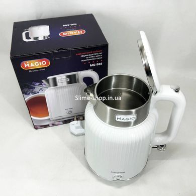Красивый электрочайник Magio MG-508 1250 Вт, Мощный кухонный чайник, Чайник дисковый, HC-866 Изысканный чайник