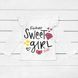 Лонгслів для дівчинки з принтом Sweet Girl