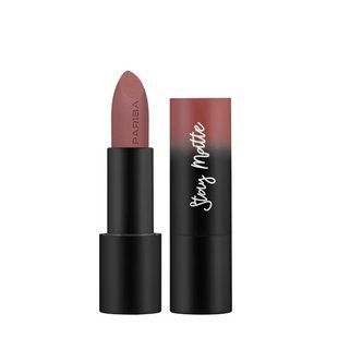 Помада для губ матовая Parisa Cosmetics Stay Matte L-08, 201 Mauve Кофейная