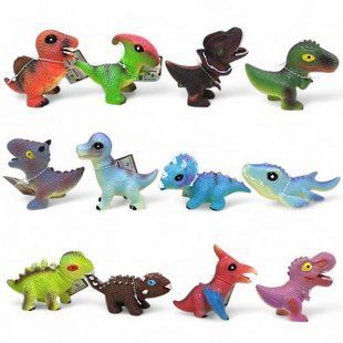 Игрушка "Динозаврик" резиновый, 10 см, микс видов, 1 штука