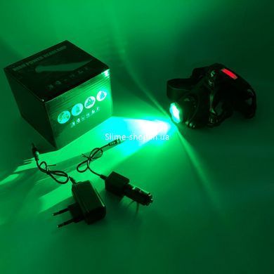 Led ліхтар акумуляторний налобний 1000лм PLD-T115-PM30-TG, Потужний акумуляторний WR-679 налобний ліхтарик