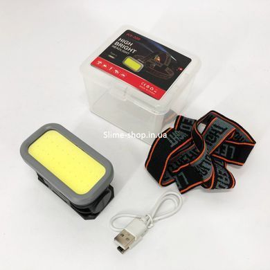 Фонарь налобный светодиодный сверхмощный YM-309-COB(white+red), Мощный налобный FB-983 LED фонарь