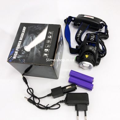 Led ліхтар акумуляторний налобний 1000лм PLD-T115-PM30-TG, Потужний акумуляторний WR-679 налобний ліхтарик