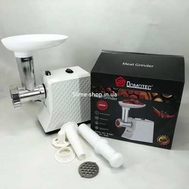 Мясорубка электрическая для мяса Domotec R3391 2000 W, Мясорубки с соковыжималкой UT-251 и шинковкой