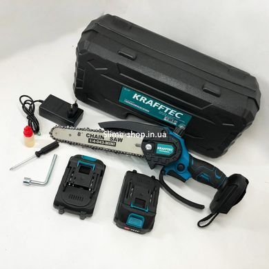Професійна електрична пилка для саду Krafftec 20 см, Міні GL-470 електропилка акумуляторна