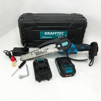 Професійна електрична пилка для саду Krafftec 20 см, Міні GL-470 електропилка акумуляторна