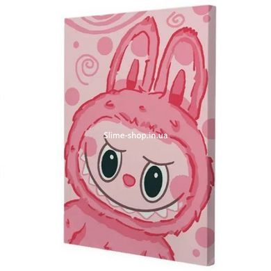 Картина по номерам "Pink Labubu" 28x40 см
