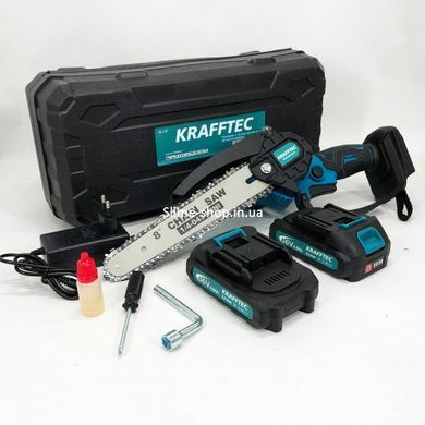 Професійна електрична пилка для саду Krafftec 20 см, Міні GL-470 електропилка акумуляторна