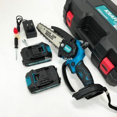 Професійна електрична пилка для саду Krafftec 20 см, Міні GL-470 електропилка акумуляторна