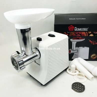 Мясорубка электрическая для мяса Domotec R3391 2000 W, Мясорубки с соковыжималкой UT-251 и шинковкой