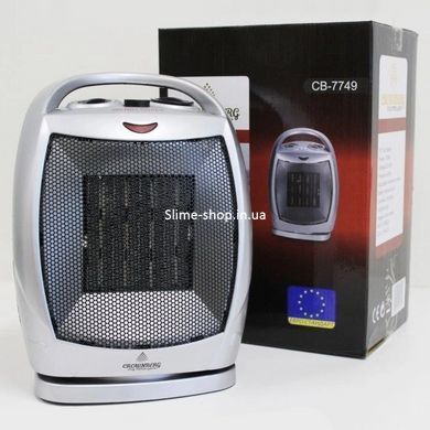 Обогреватель керамический тепловентилятор Crownberg CB-7749 с таймером, QW-950 ветродуйка электрическая