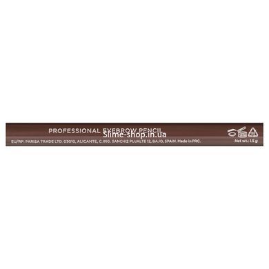 Олівець для брів Parisa Cosmetics Eyebrow Pencil № 301 Темно-коричневий