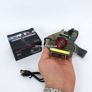 Водонепроницаемый фонарик Police 8808/6908-XPE+COB, Мощный аккумуляторный GS-396 налобный фонарик