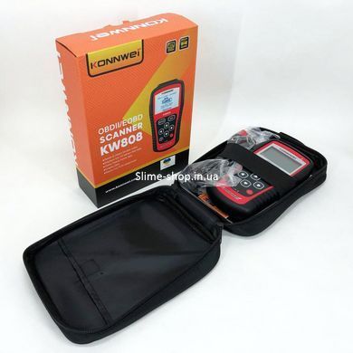 Автосканер багатофункціональний мультимарочний Konnwei KW808 OBD II/EOBD, Сканер BG-301 для машин.