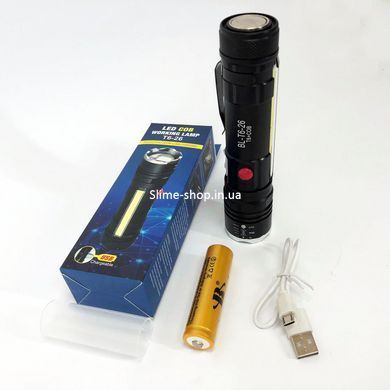 Лед фонарь переносной Police T6-26+T6+COB, Супермощный поисковый ручной фонарь, UX-860 Фонарик bl
