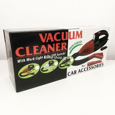 Автопилосос для машини з прикурювачем Car vacuum cleaner, Портативні пилососи, Пилосос ZG-824 для машин