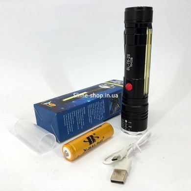 Лед фонарь переносной Police T6-26+T6+COB, Супермощный поисковый ручной фонарь, UX-860 Фонарик bl